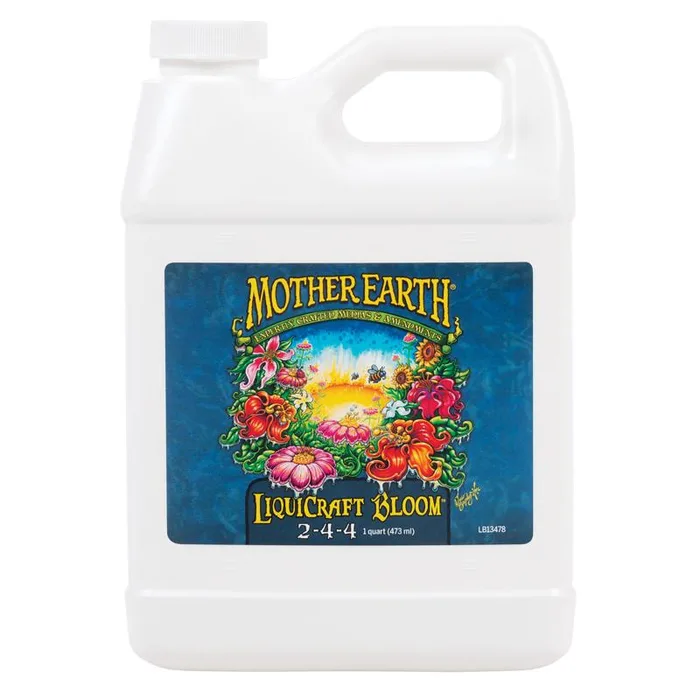 Mother Earth LiquiCraft Bloom All Plant 2-4-4 Plant Fertilizer 1 qt