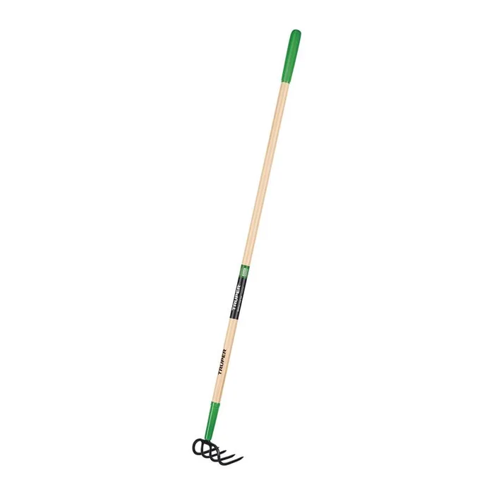 Truper 4 Tine Steel Cultivator 54 in. Wood Handle (Pack of 6)