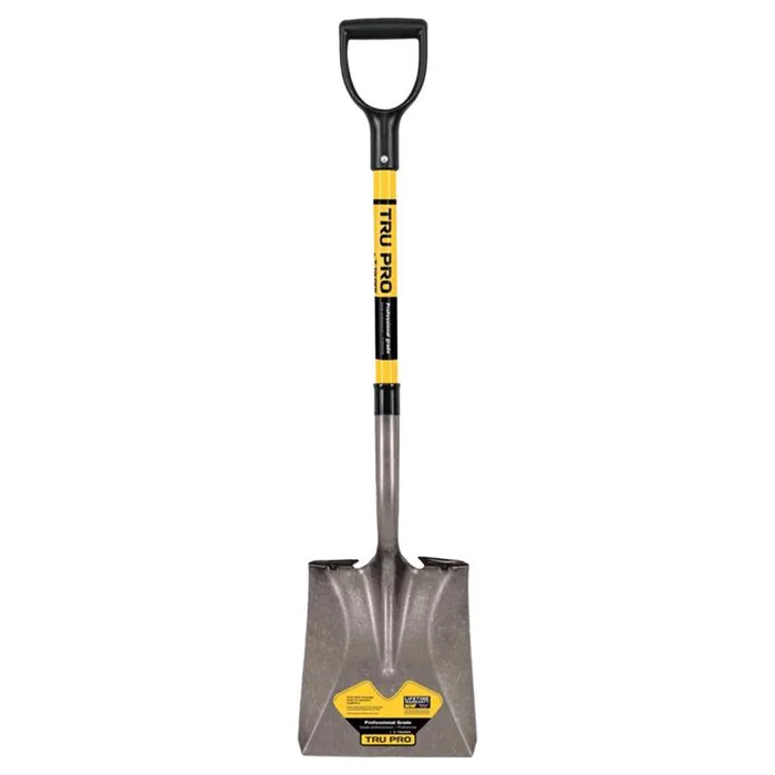 Truper Tru-Tough 41 in. Steel Square Transfer Shovel Fiberglass Handle (Pack of 6)