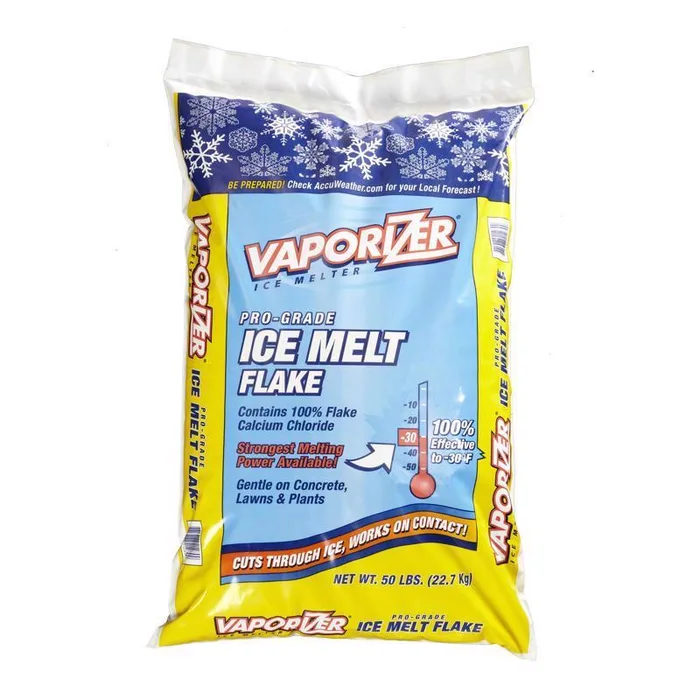 Vaporizer Vaporizer Calcium Chloride Flake Ice Melt 50 lb
