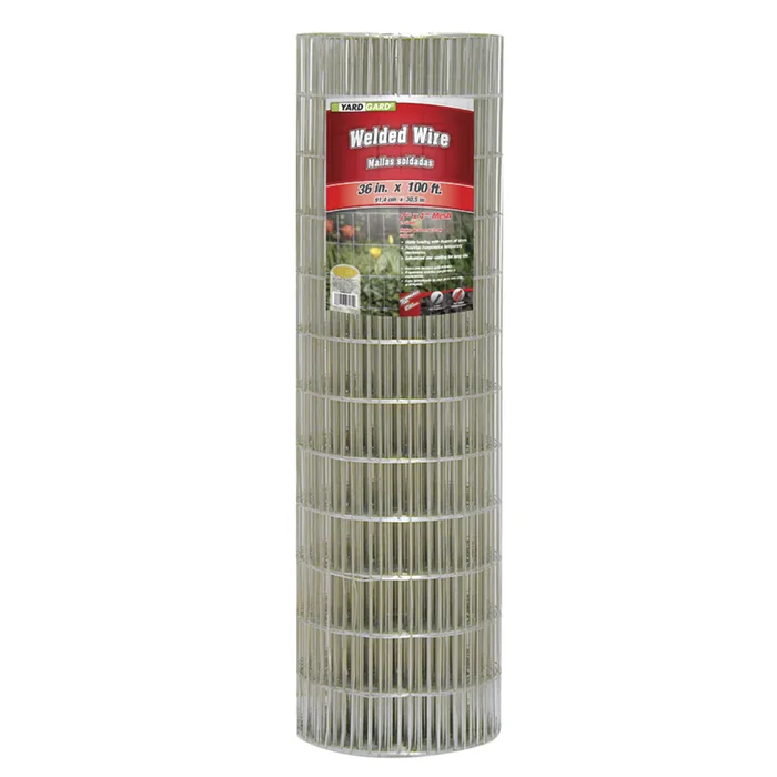 YardGard 36 in. H X 100 ft. L Galvanized Steel Multi-Purpose Welded Wire Mesh Silver