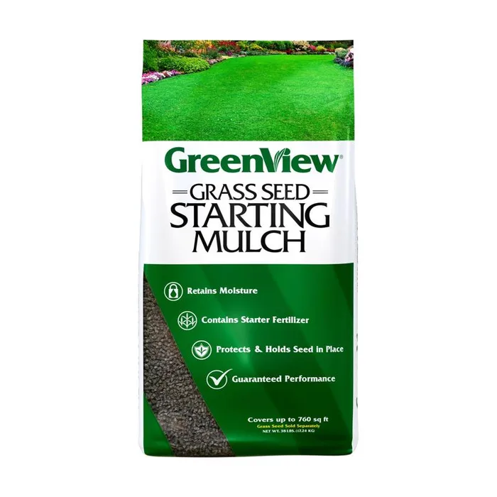 GreenView Seeding Success All Grasses Sun or Shade Grass Seed Starting Mulch 38 lb