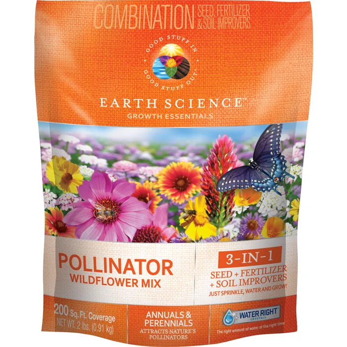 Earth Science Growth Essentials Pollinator Annuals and Perennials Plant Fertilizer 2 lb (Pack of 6)