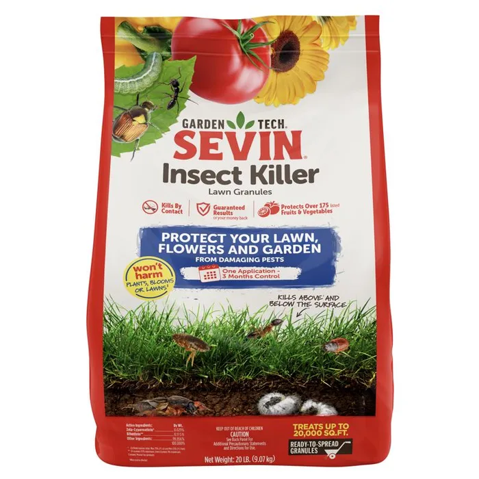 GardenTech Sevin Insect Killer Granules 20 lb (Pack of 3)