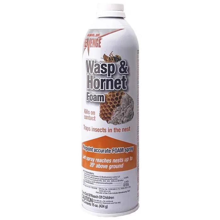 Bonide REVENGE Wasp and Hornet Killer Foam 15 oz (Pack of 12)