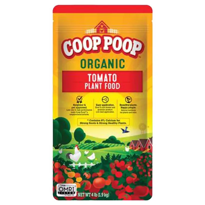 Coop Poop Organic Soil Tomato Plant Food 4 lb (Pack of 8)