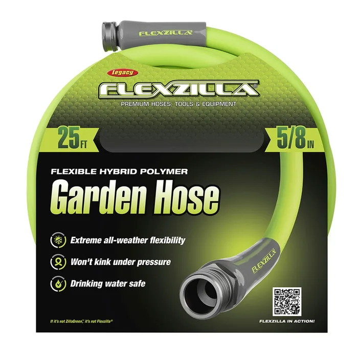 Legacy Flexzilla 5/8 in. D X 25 ft. L Heavy Duty Premium Grade Garden Hose