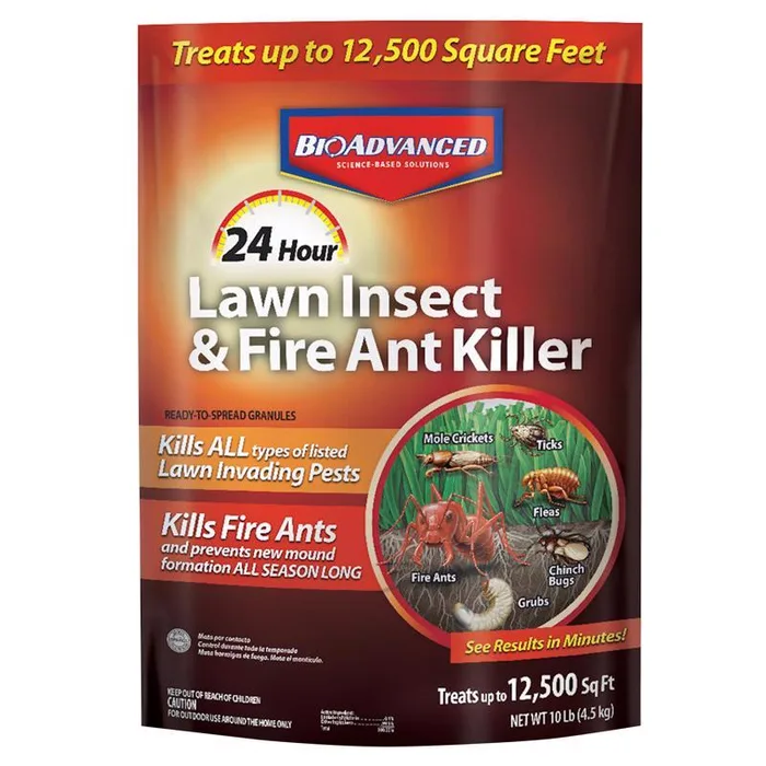 BioAdvanced 24 Hour Lawn Insect and Fire Ant Killer Granules 10 lb