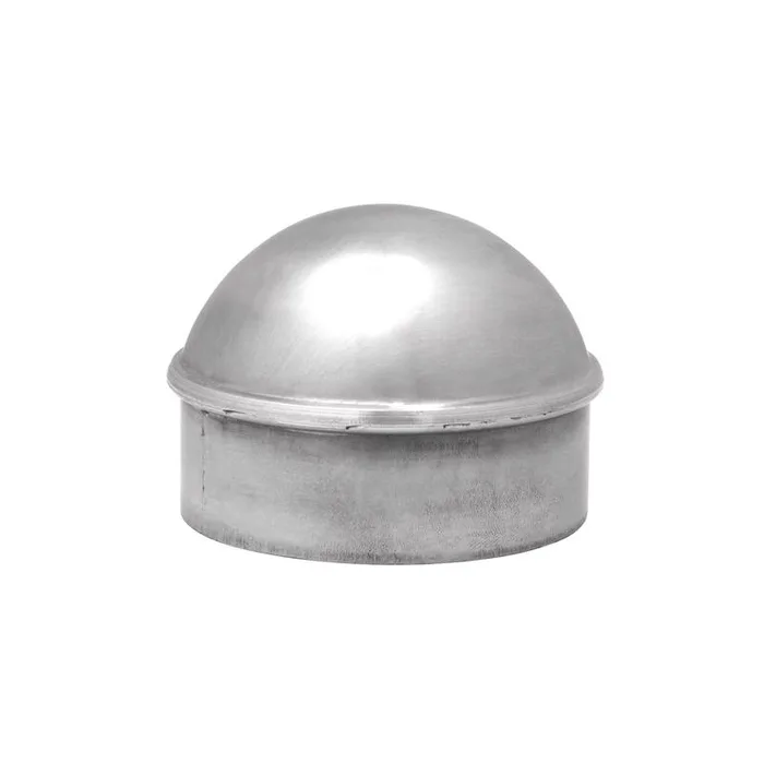 YardGard Silver Aluminum Post Cap 1 pk