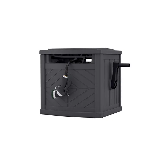 Suncast 150 ft. Gray Hideaway Hose Reel