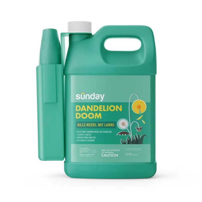 Sunday Dandelion Doom Herbicide RTU Liquid 128 oz (Pack of 3)