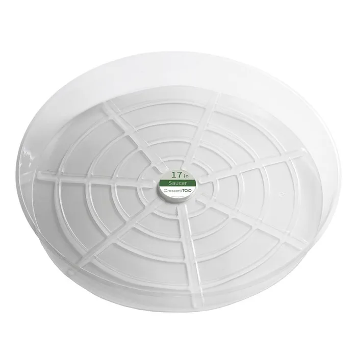 Crescent Garden 17 in. D Plastic Plant Saucer Clear (Pack of 25)