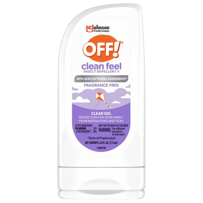 OFF! Clean Feel Insect Repellent Gel For Mosquitoes/Ticks 3.8 oz