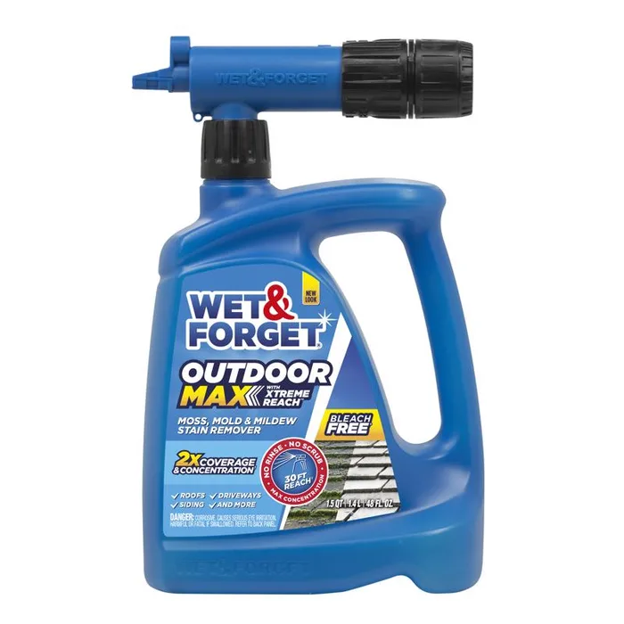Wet & Forget Xtreme Reach Mold and Mildew Stain Remover 48 fl. oz. (Pack of 4)
