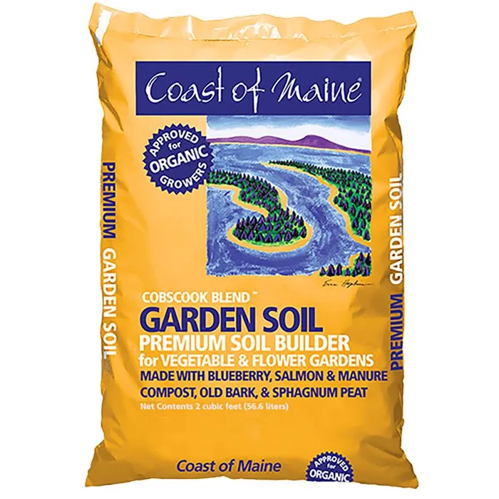 Coast of Maine Cobscook Blend Organic Fruit and Vegetable Garden Soil 2 cu ft
