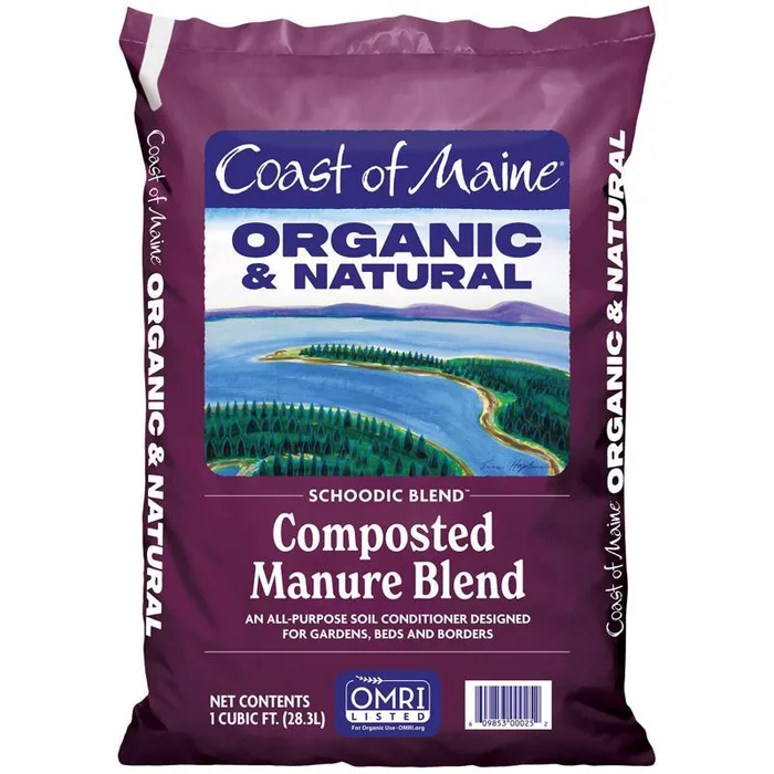 Coast of Maine Schoodic Blend Organic Cow Manure 1 cu ft 1 ft