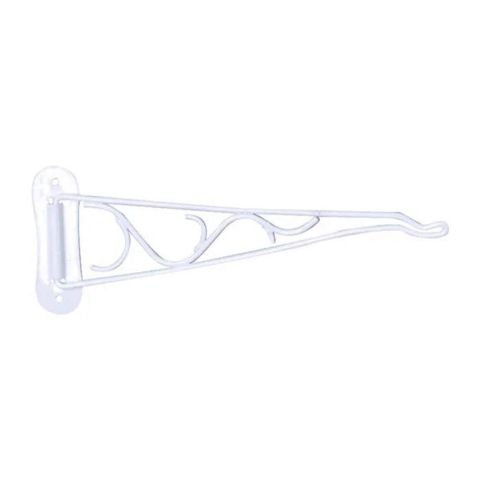 Living Accents White Steel 10 in. H Swivel Plant Hook 1 pk
