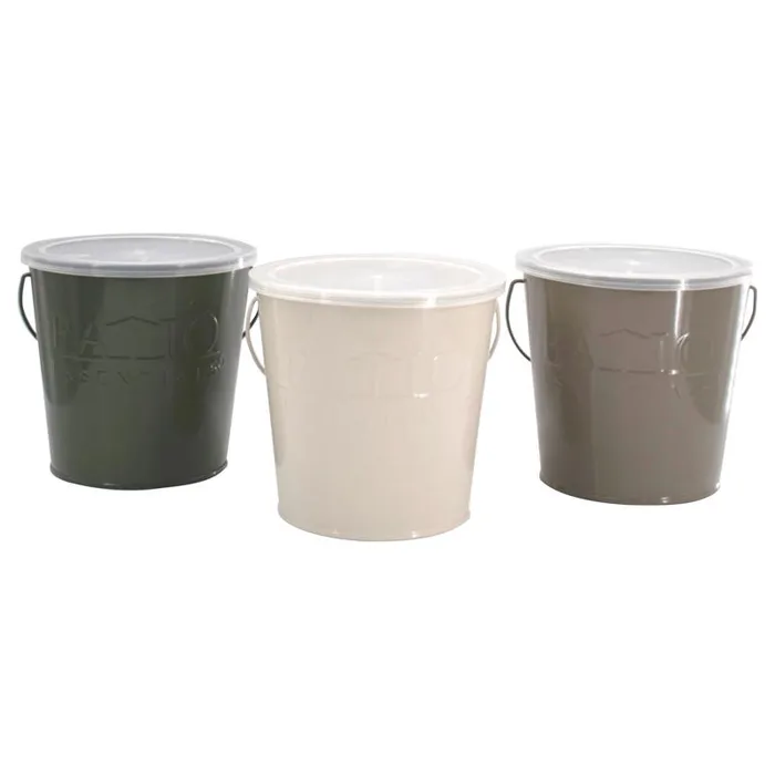 Patio Essentials Citronella Bucket Candle Solid For Mosquitoes 17 oz (Pack of 6)
