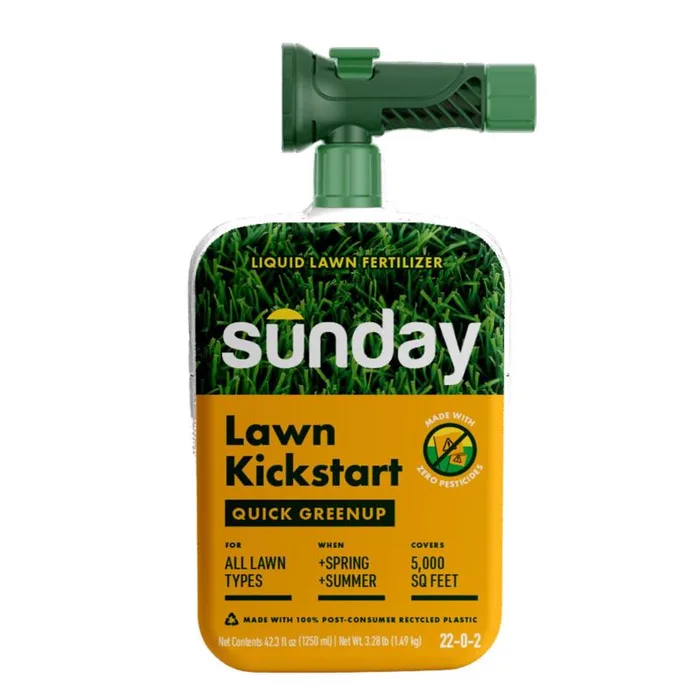Sunday Lawn Kickstart All-Purpose Lawn Fertilizer For All Grasses 5000 sq ft (Pack of 4)