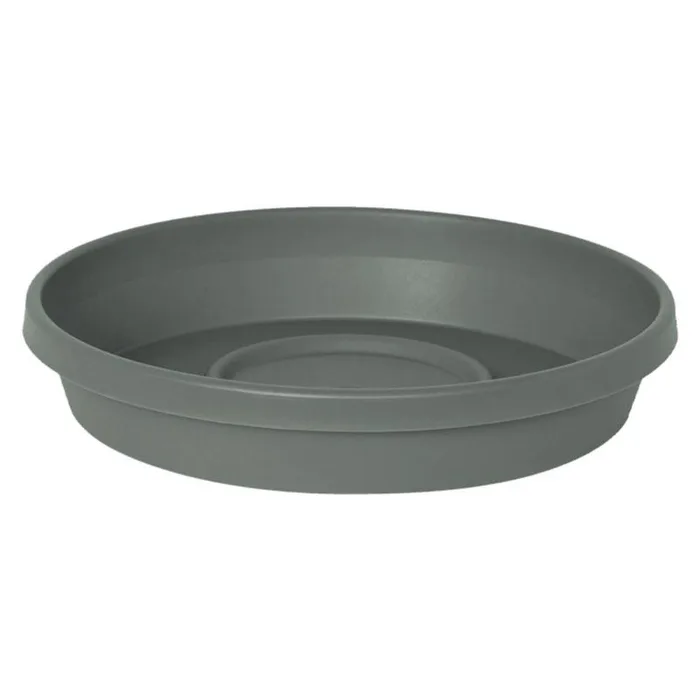 Bloem Terra 2.5 in. H X 13 in. W X 11.25 in. D Plastic Traditional Plant Saucer Basil