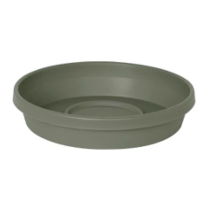 Bloem Terra 1.75 in. H X 9.25 in. W X 8 in. D Plastic Traditional Plant Saucer Basil
