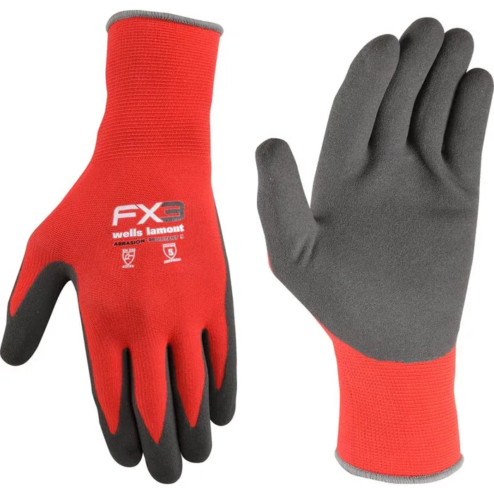 Wells Lamont FX3 Men's Outdoor Work Gloves Black/Tan M 1 pair