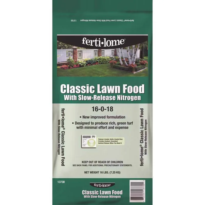 Ferti-lome Slow-Release Nitrogen Lawn Fertilizer For Multiple Grass Types 5000 sq ft