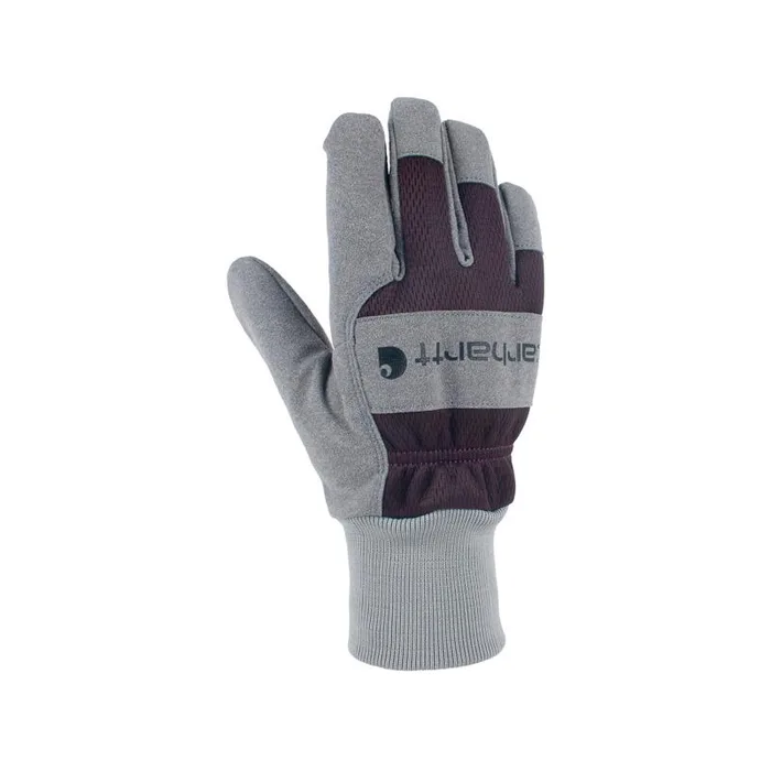 Carhartt Women's Indoor/Outdoor Work Gloves Green/Yellow M 1 each