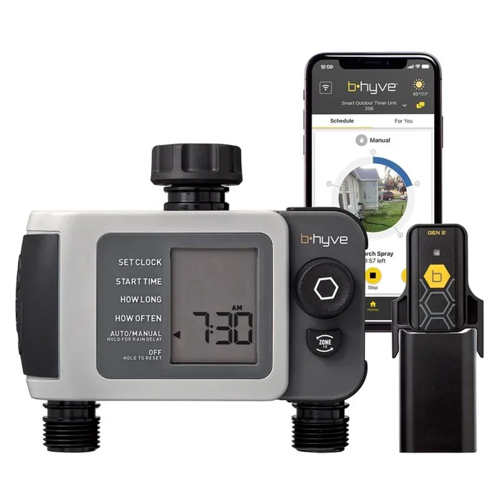 Orbit Byhve Programmable 2 Zone WiFi Hose Faucet Timer