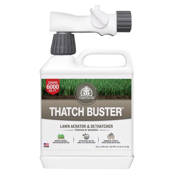 Turf Titan Thatch Buster Soil Amendment 6000 sq ft 32 oz (Pack of 6)
