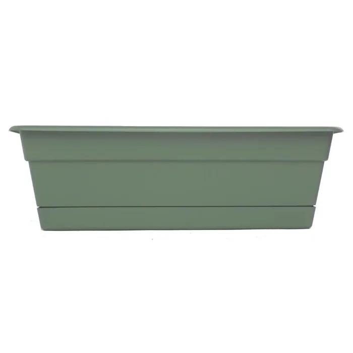 Bloem Dura Cotta 5.75 in. H X 18 in. W X 7.5 in. D Plastic Window Box Basil