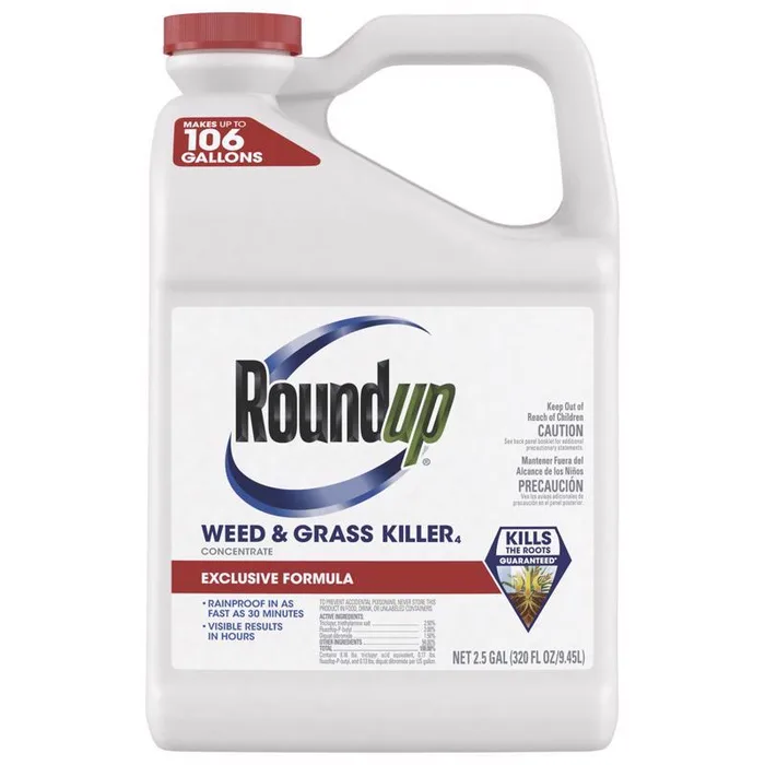 Roundup Weed and Grass Killer Concentrate 2.5 gal (Pack of 2)