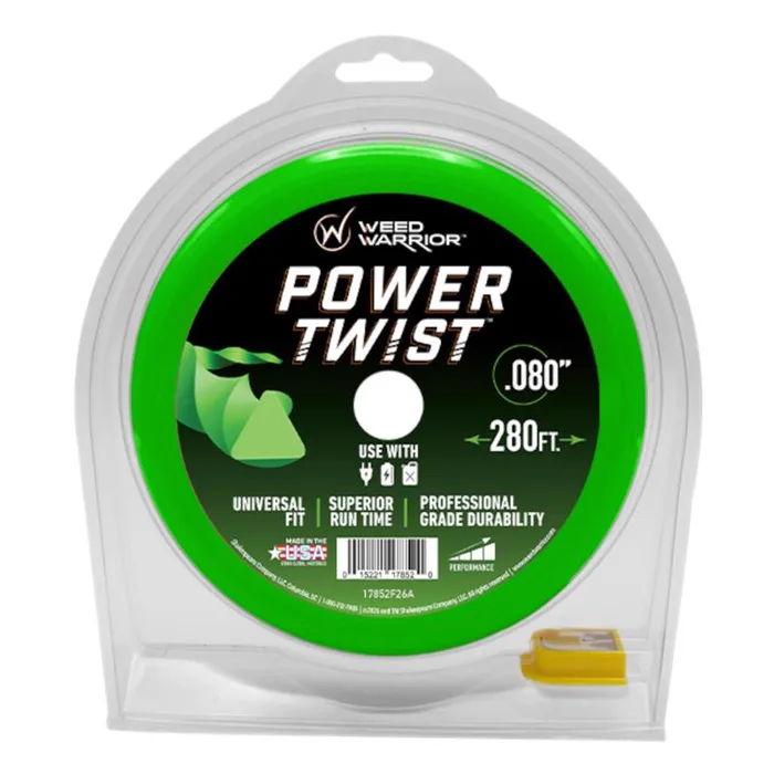 Weed Warrior Professional Grade .080 in. D X 280 ft. L Trimmer Line