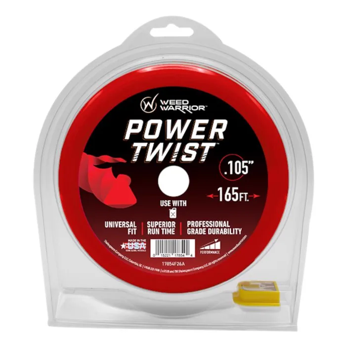 Weed Warrior Professional Grade .105 in. D X 165 ft. L Trimmer Line