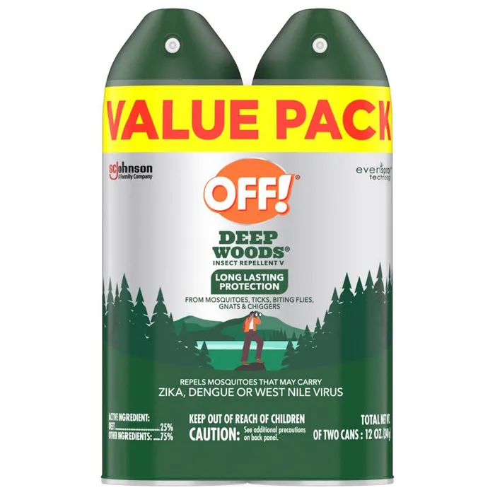 OFF! Deep Woods Insect Repellent For Mosquitoes/Other Flying Insects 12 oz (Pack of 6)