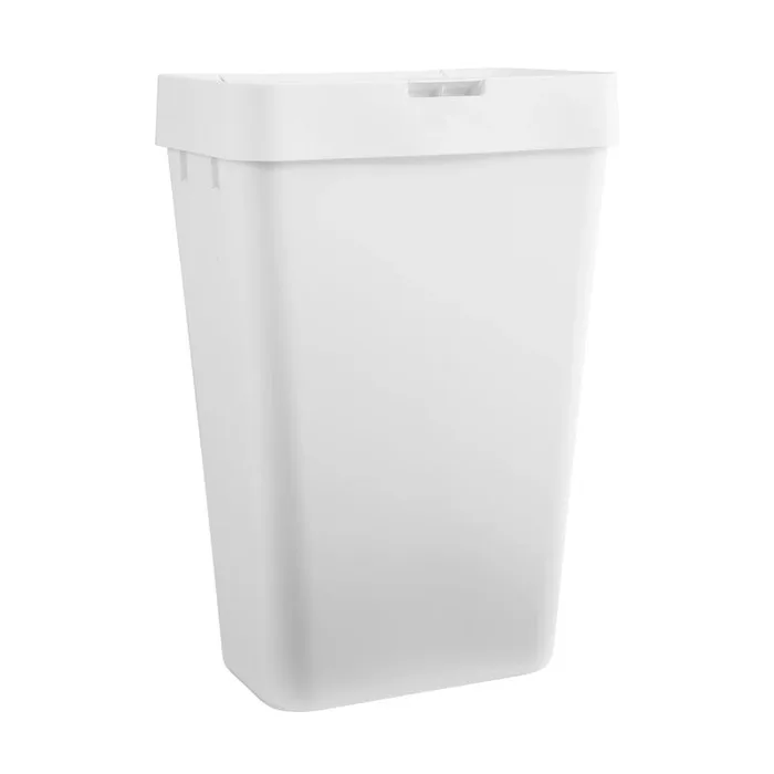 Rubbermaid 12.2 gal White Resin Trash Can (Pack of 6)