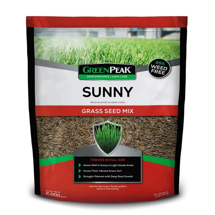 GreenPeak Mixed Full Sun/Light Shade Grass Seed 3 lb