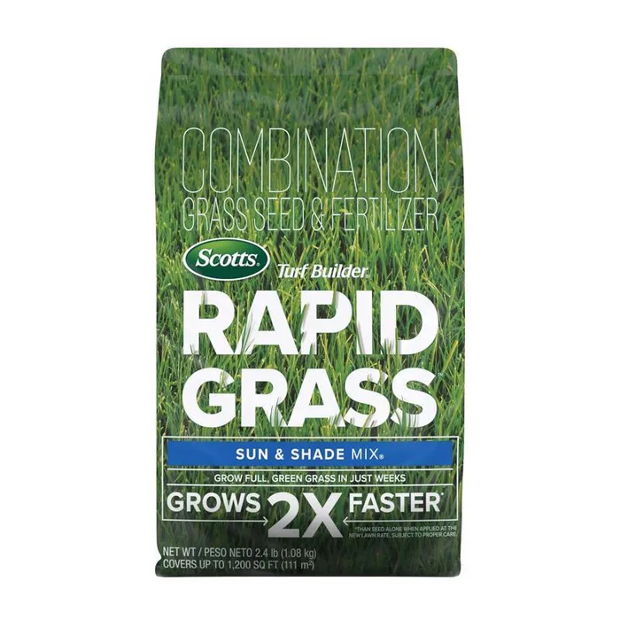 Scotts Turf Builder Mixed Sun or Shade Grass Seed and Fertilizer 2.4 lb