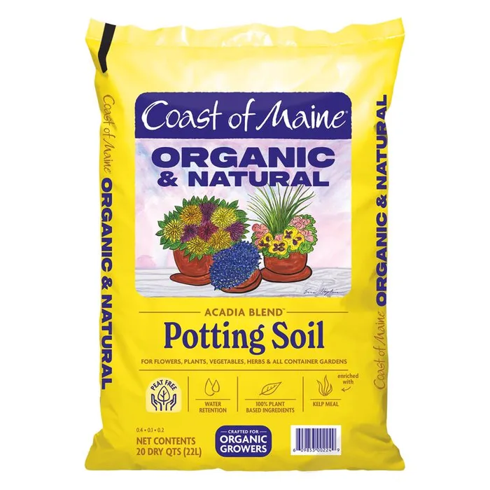 Coast of Maine Acadia Organic Flower and Vegetable Potting Mix 20 qt