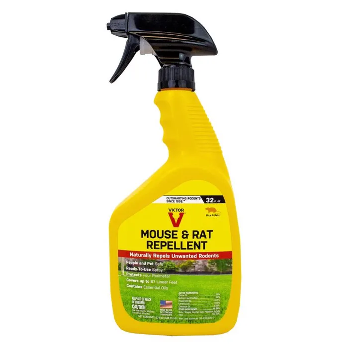 Victor Non-Toxic Rodent Repellent Liquid For Mice and Rats 32 oz (Pack of 6)