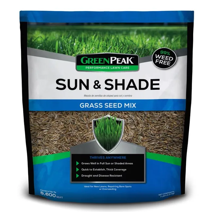 GreenPeak Mixed Sun or Shade Grass Seed 7 lb