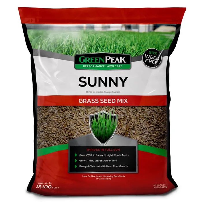 GreenPeak Mixed Full Sun/Light Shade Grass Seed 20 lb