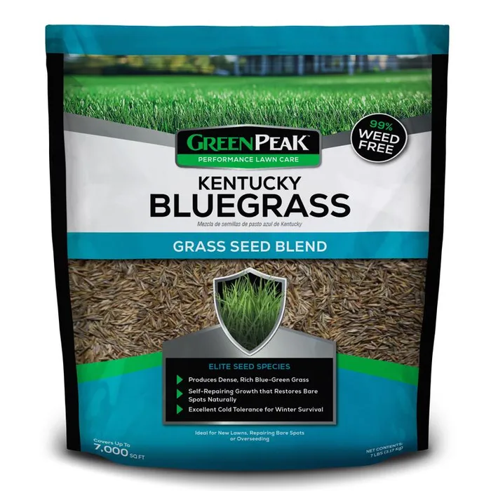 GreenPeak Kentucky Bluegrass Full Sun Grass Seed 7 lb