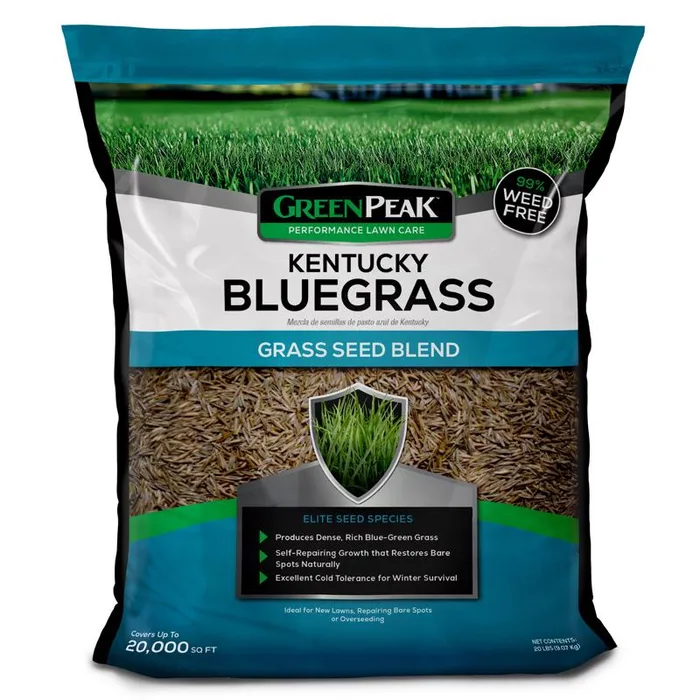 GreenPeak Kentucky Bluegrass Full Sun Grass Seed 20 lb