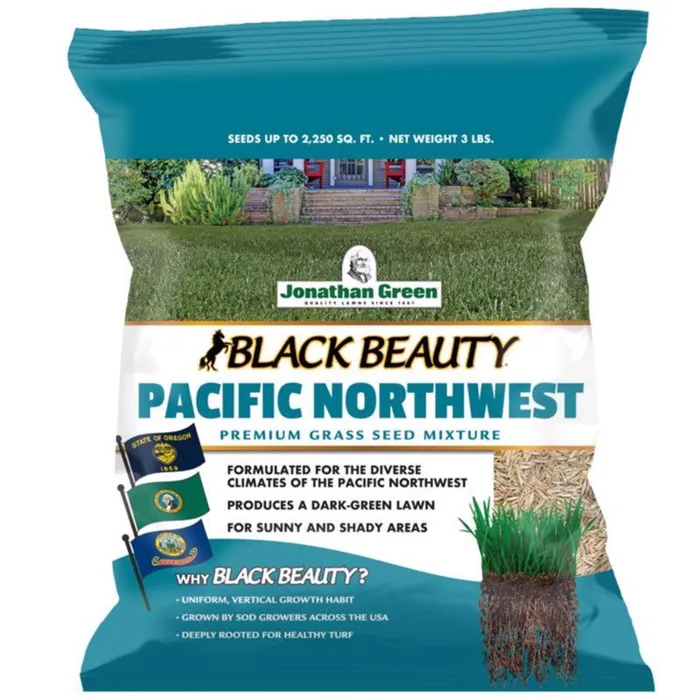 Jonathan Green Black Beauty Pacific Northwest Mixed Sun or Shade Grass Seed 1 lb