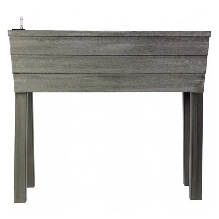 City Pickers 28.75 in. H X 13.25 in. W X 33.13 in. D Resin Raised Garden Bed Driftwood