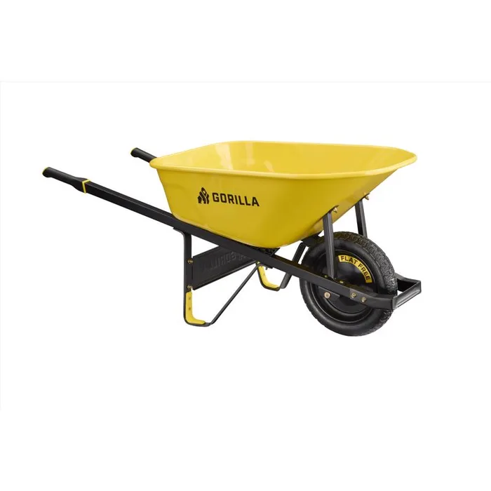 Gorilla Steel Wheelbarrow 6 ft