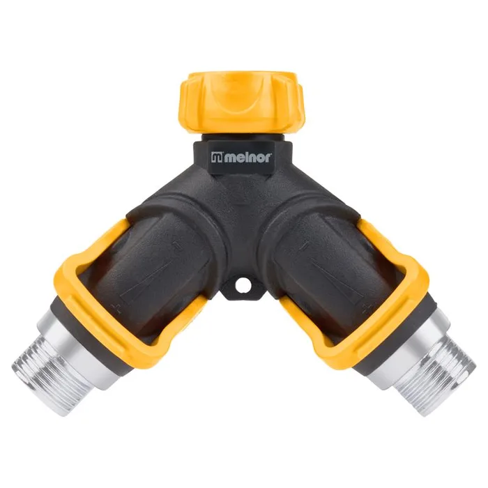 Melnor Metal Threaded Female 2-Way Shut-off Valve