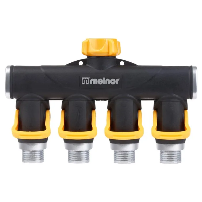 Melnor Metal Threaded 4-Way Shut-off Valve