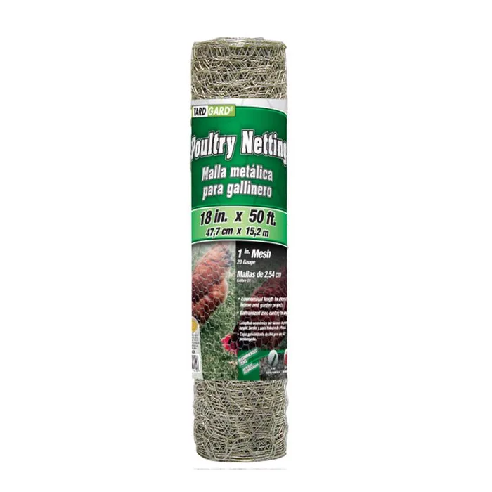 YardGard 18 in. H X 50 ft. L Galvanized Steel Fencing 1 in. X 1 in. in.